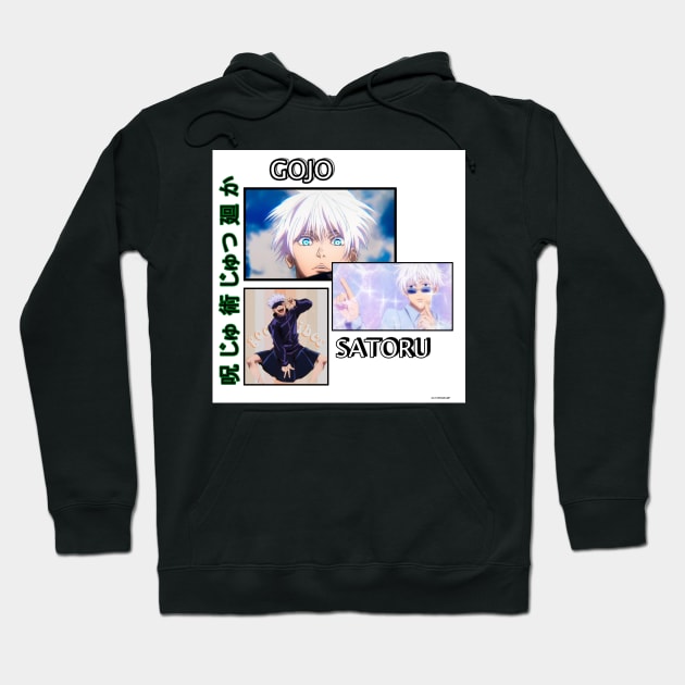 GOJO SATORU DIFFERENT VERSIONS Hoodie by saturnswamp